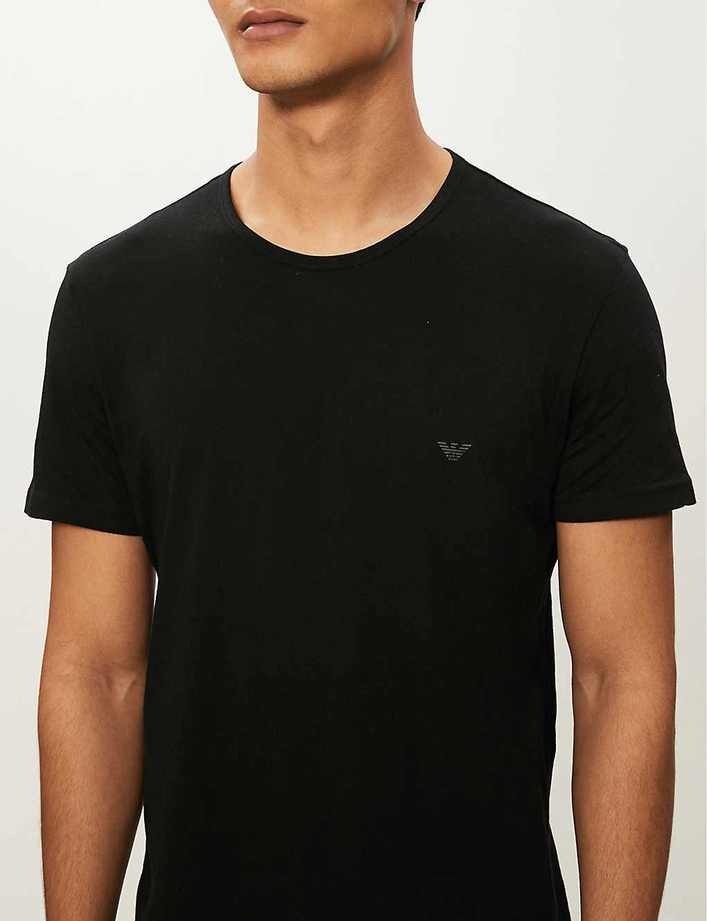 Emporio Armani Crewneck Cotton-jersey T-shirts Pack Of Two 5 Emporio Armani Crewneck Cotton-jersey T-shirts Pack Of Two - Image 5