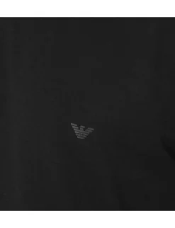 Emporio Armani Crewneck Cotton-jersey T-shirts Pack Of Two 11 Emporio Armani Crewneck Cotton-jersey T-shirts Pack Of Two -Falkeis Store 102 3002168 CC72211164707320 BLACK ALT04