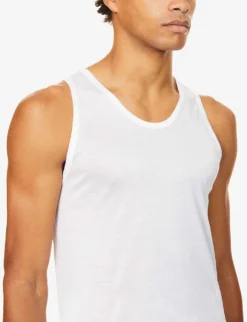 252 Royal Classic Cotton Vest -Falkeis Store 102 85418922 2528066BASIC WHITWHITE ALT04