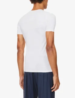 Jack Pima-cotton T-shirt 11 Jack Pima-cotton T-shirt -Falkeis Store 102 89001966 8005JACK001WHI WHITE ALT03