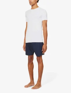 Crewneck Modal T-shirt 8 Crewneck Modal T-shirt -Falkeis Store 102 89001966 8007ALEX001WHI WHITE ALT01