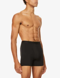 Alex Regular-fit Stretch-modal Trunks -Falkeis Store 102 89001966 8547ALEX001BLA BLACK ALT02