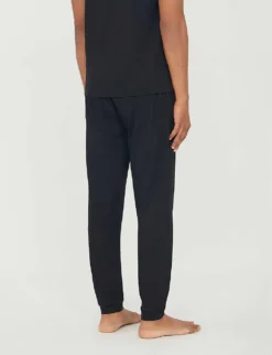 Basel Stretch-modal Pyjama Bottoms 8 Basel Stretch-modal Pyjama Bottoms -Falkeis Store 1037 89001966 9403BASE001BLA BLACK ALT02