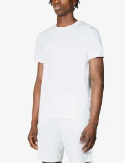 Basel Stretch-modal T-shirt -Falkeis Store 107 89001966 3048TEE WHITE ALT02