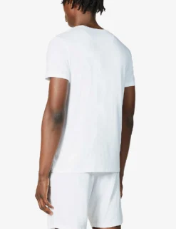 Basel Stretch-modal T-shirt -Falkeis Store 107 89001966 3048TEE WHITE ALT03
