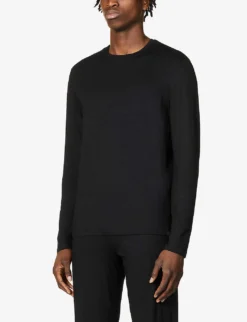 Basel Long-sleeved Stretch-modal Top -Falkeis Store 107 89001966 3083BASELBLACK BLACK ALT02