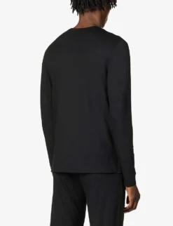 Basel Long-sleeved Stretch-modal Top -Falkeis Store 107 89001966 3083BASELBLACK BLACK ALT03