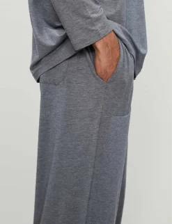Marlowe Stretch-modal Pyjama Bottoms -Falkeis Store 107 89001966 3558MARL001CHA CHARCOAL ALT03