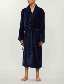 Tritan Cotton Dressing Gown 7 Tritan Cotton Dressing Gown -Falkeis Store 107 89001966 5700TRIT010NAV NAVY ALT01