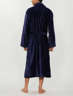 Tritan Cotton Dressing Gown 8 Tritan Cotton Dressing Gown -Falkeis Store 107 89001966 5700TRIT010NAV NAVY ALT02