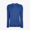 JOHN SMEDLEY Blenheim V-neck Wool Jumper