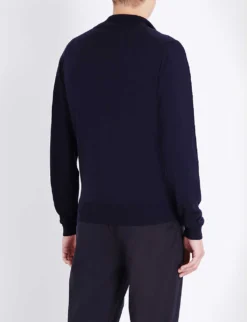 JOHN SMEDLEY Zipped Merino Wool Cardigan 10 JOHN SMEDLEY Zipped Merino Wool Cardigan -Falkeis Store 232 86002848 CLAYGATEMIDNIGHT MIDNIGHT ALT02