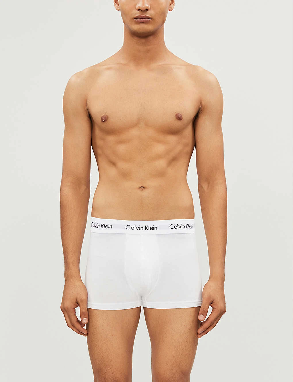 Calvin Klein Logo-detail Slim-fit Pack Of Three Stretch-cotton Trunks 2 Calvin Klein Logo-detail Slim-fit Pack Of Three Stretch-cotton Trunks - Image 2