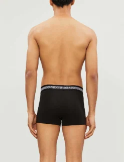 Calvin Klein Classic Logo-detail Classic-fit Pack Of Three Cotton Trunks 5 Calvin Klein Classic Logo-detail Classic-fit Pack Of Three Cotton Trunks -Falkeis Store 431 3003262 000NB1893AMP1 BLACKWHITEGREYHEATHER ALT02