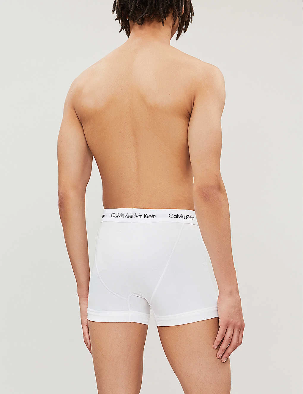 Calvin Klein Pack Of Three Cotton Stretch Classic-fit Stretch-cotton Trunks 3 Calvin Klein Pack Of Three Cotton Stretch Classic-fit Stretch-cotton Trunks - Image 3