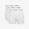 Calvin Klein Pack Of Three Cotton Stretch Classic-fit Stretch-cotton Trunks