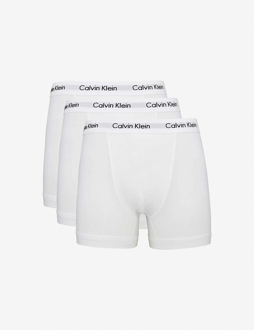 Calvin Klein Pack Of Three Cotton Stretch Classic-fit Stretch-cotton Trunks 1 Calvin Klein Pack Of Three Cotton Stretch Classic-fit Stretch-cotton Trunks