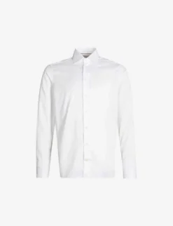 ETON Contemporary-fit Double-cuff Cotton Shirt