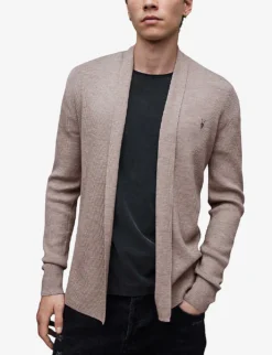 AllSaints Mode Open-front Wool Cardigan -Falkeis Store 948 10136 MK002D STONETAUPEMA ALT02