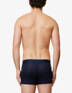 Slim-fit Micromodal Briefs -Falkeis Store R00021822 NAVY ALT02
