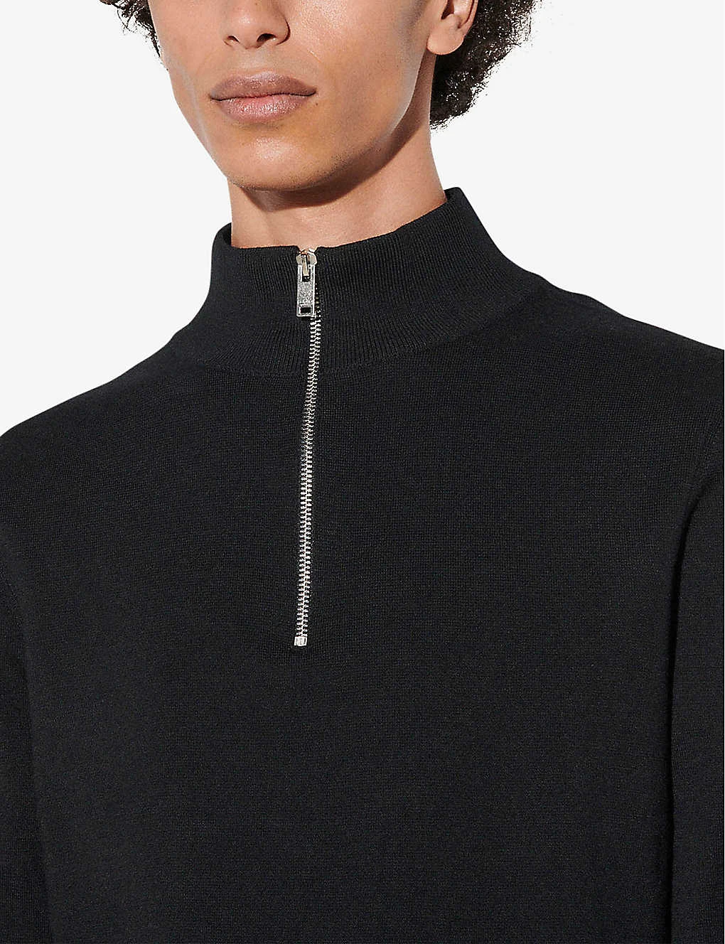 Sandro Half-zip Wool Jumper 5 Sandro Half-zip Wool Jumper - Image 5