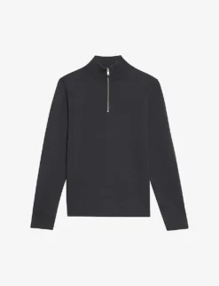 Sandro Half-zip Wool Jumper