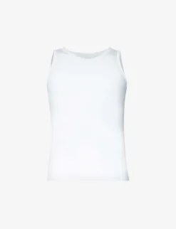 Spanx Sculpt Regular-fit Stretch-cotton Tank Top