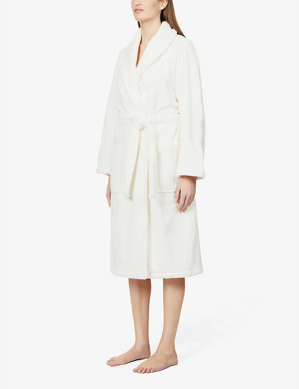 Étoile Self-tie Cotton-blend Robe 3 Étoile Self-tie Cotton-blend Robe - Image 3