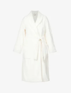 Étoile Self-tie Cotton-blend Robe