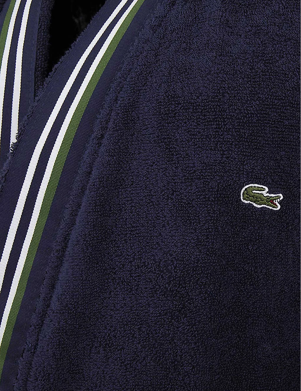 Lacoste Marine Organic Cotton Bath Robe 2 Lacoste Marine Organic Cotton Bath Robe - Image 2