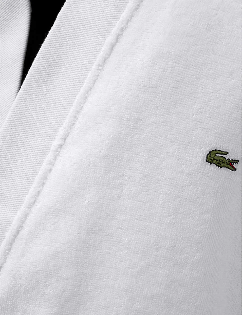 Lacoste Defile Organic Cotton Bathrobe 2 Lacoste Defile Organic Cotton Bathrobe - Image 2