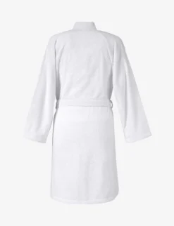 Lacoste Defile Organic Cotton Bathrobe 5 Lacoste Defile Organic Cotton Bathrobe -Falkeis Store R03745470 BLANC ALT02