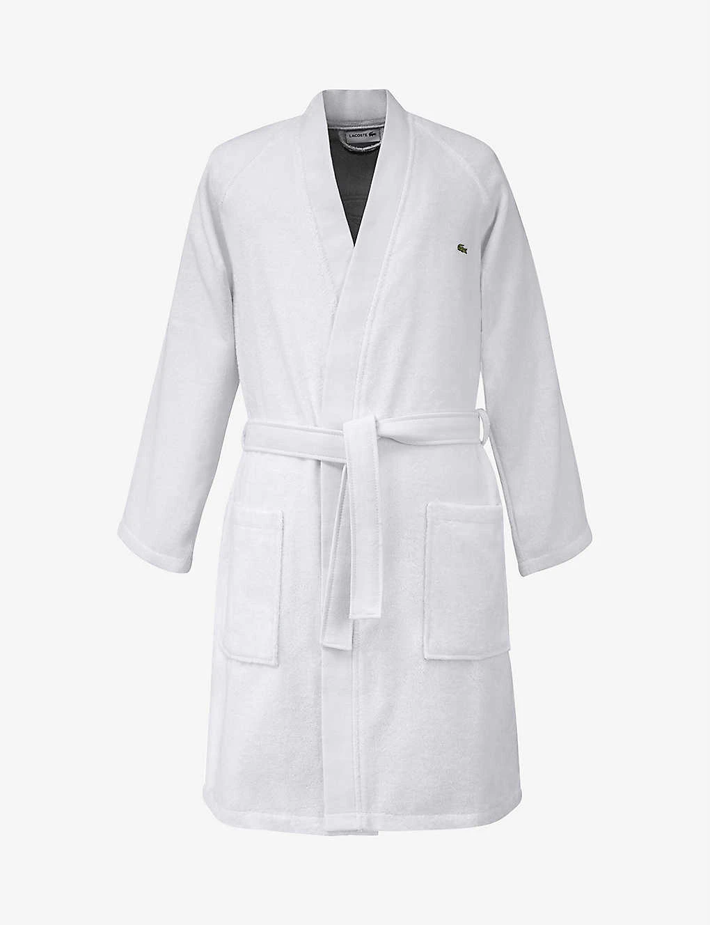 Lacoste Defile Organic Cotton Bathrobe 1 Lacoste Defile Organic Cotton Bathrobe