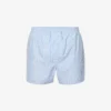 James Striped-pattern Classic-fit Cotton Boxer Briefs