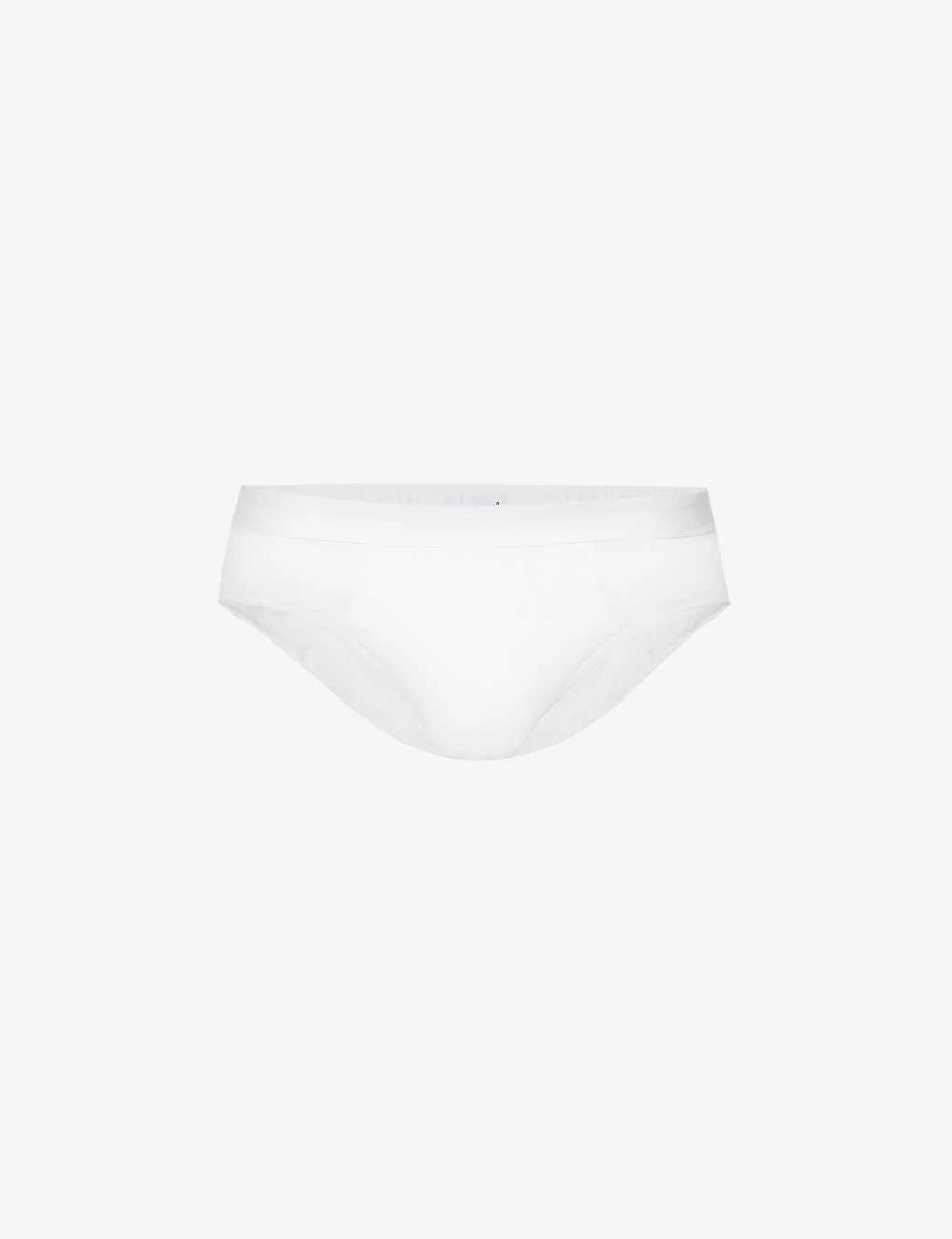 Jack Branded-waistband Stretch-cotton Briefs 1 Jack Branded-waistband Stretch-cotton Briefs