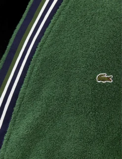 Lacoste Club Kimono-style Organic Terry Cotton Bathrobe -Falkeis Store R03818355 VERT ALT03