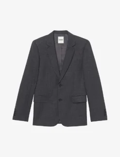 Sandro Legacy Single-breasted Wool Blazer
