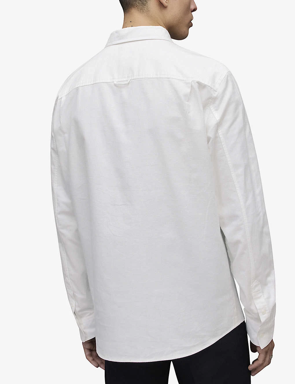 AllSaints Hermosa Logo-embroidered Relaxed-fit Cotton Shirt 4 AllSaints Hermosa Logo-embroidered Relaxed-fit Cotton Shirt - Image 4
