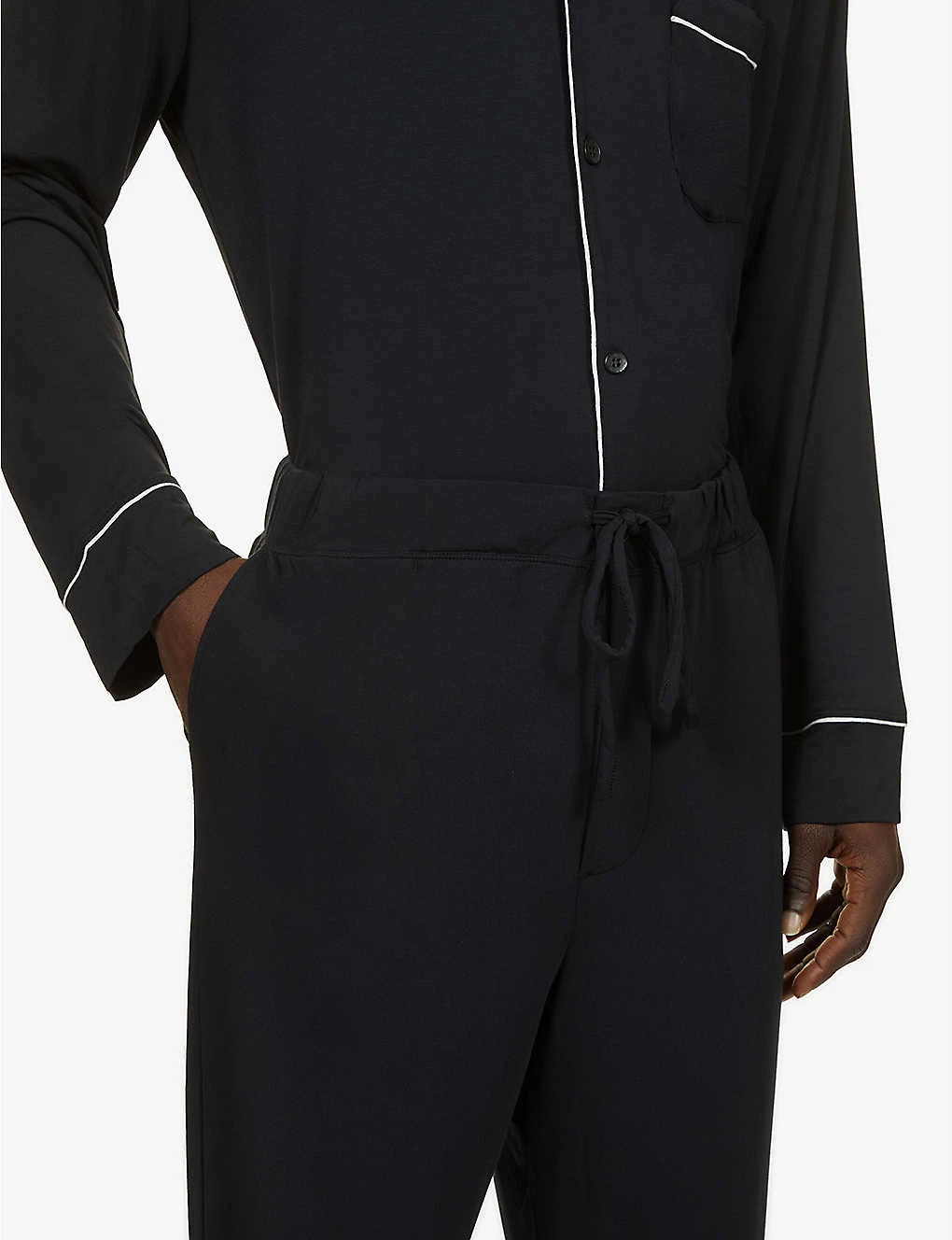 Eberjey William Contrast-piping Stretch-jersey Pyjama Set 5 Eberjey William Contrast-piping Stretch-jersey Pyjama Set - Image 5