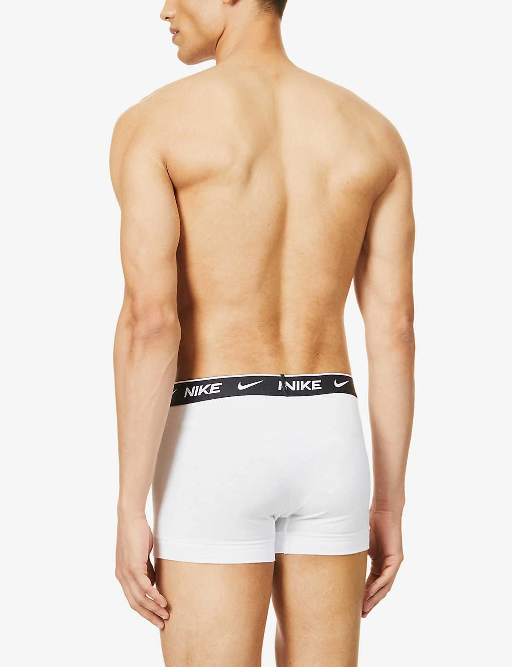 Nike Pack Of Three Branded Regular-fit Stretch-cotton Trunks 3 Nike Pack Of Three Branded Regular-fit Stretch-cotton Trunks - Image 3