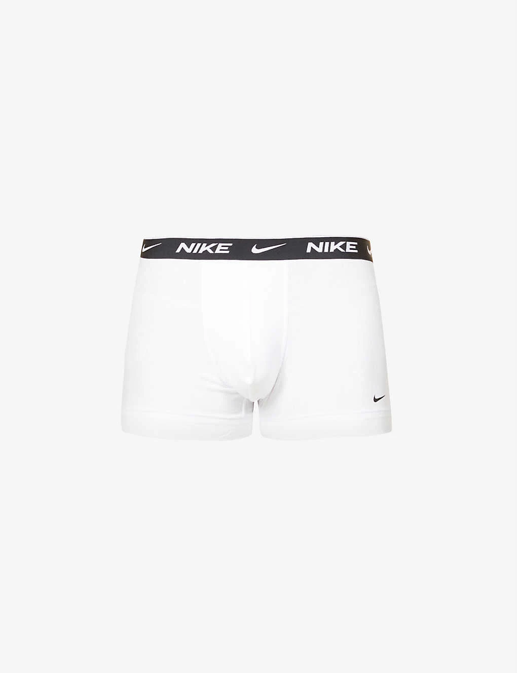 Nike Pack Of Three Branded Regular-fit Stretch-cotton Trunks 1 Nike Pack Of Three Branded Regular-fit Stretch-cotton Trunks