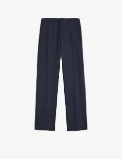 Ted Baker Cleets Slim-fit Mid-rise Wool-blend Suit Trousers