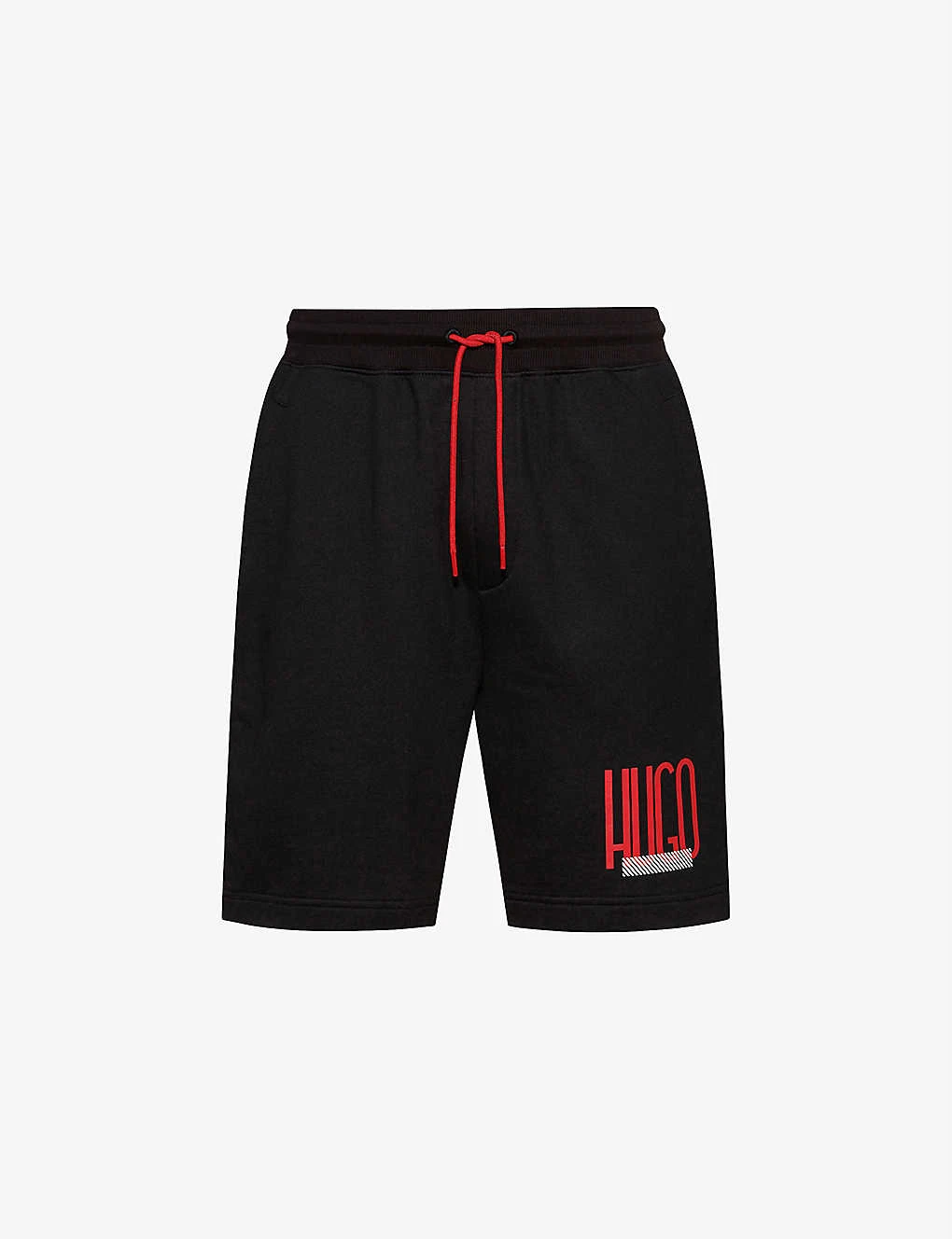 Hugo Logo-print Regular-fit Cotton-jersey Shorts 1 Hugo Logo-print Regular-fit Cotton-jersey Shorts
