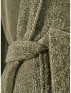 Kenzo Safari Logo-embroidered Cotton-towelling Bathrobe -Falkeis Store R03920852 SAFARI ALT02