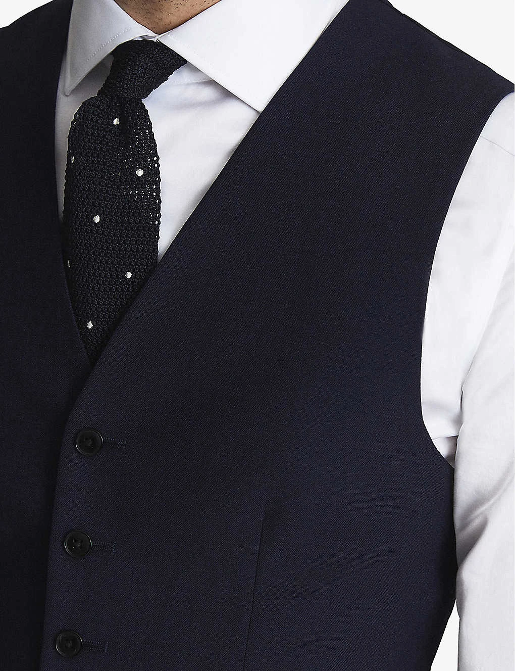 Reiss Bold Slim-fit Wool Waistcoat 5 Reiss Bold Slim-fit Wool Waistcoat - Image 5