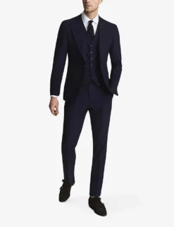 Reiss Bold Slim-fit Wool Waistcoat 11 Reiss Bold Slim-fit Wool Waistcoat -Falkeis Store R03924757 NAVY ALT05