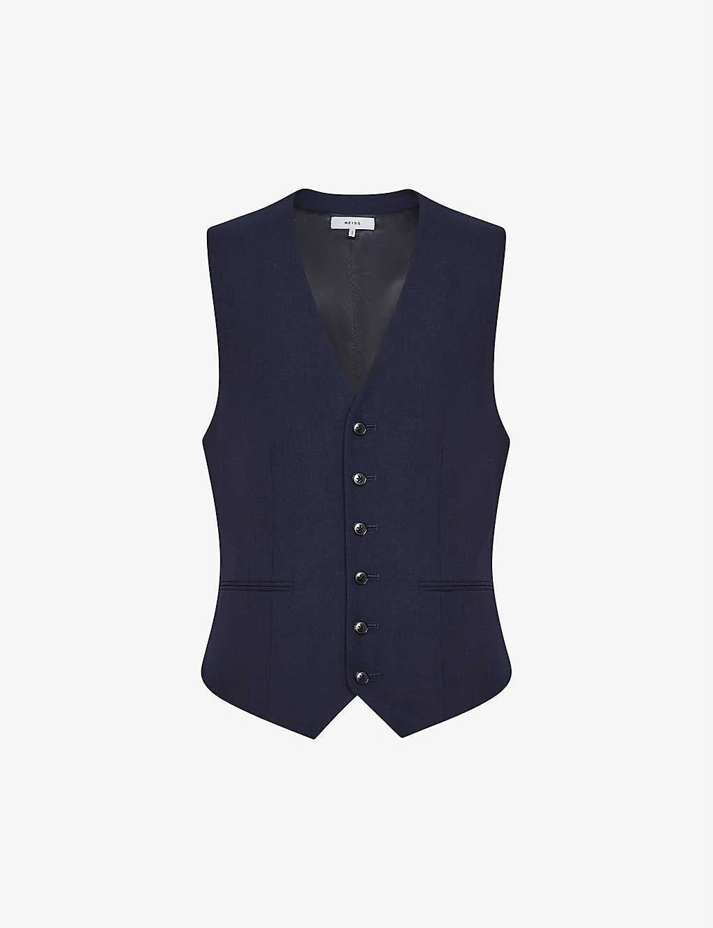 Reiss Bold Slim-fit Wool Waistcoat 1 Reiss Bold Slim-fit Wool Waistcoat