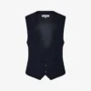 Reiss Bold Slim-fit Horseshoe Wool Waistcoat