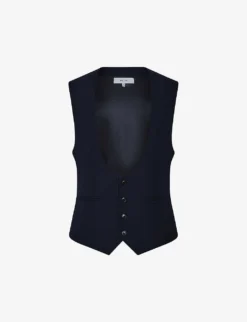 Reiss Bold Slim-fit Horseshoe Wool Waistcoat