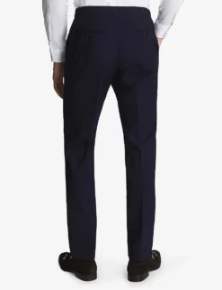Reiss Bold Regular-fit Straight-leg Wool Suit Trousers 8 Reiss Bold Regular-fit Straight-leg Wool Suit Trousers -Falkeis Store R03924817 NAVY ALT03